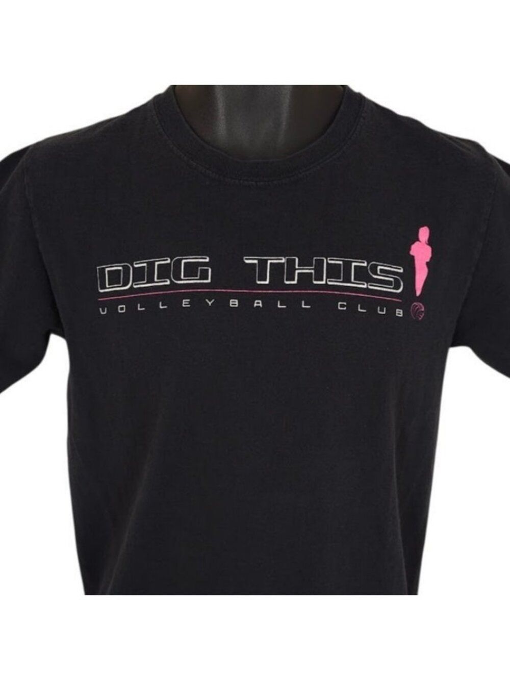 Dig This Volleyball Club T Shirt Mens Size Small Black Las Vegas